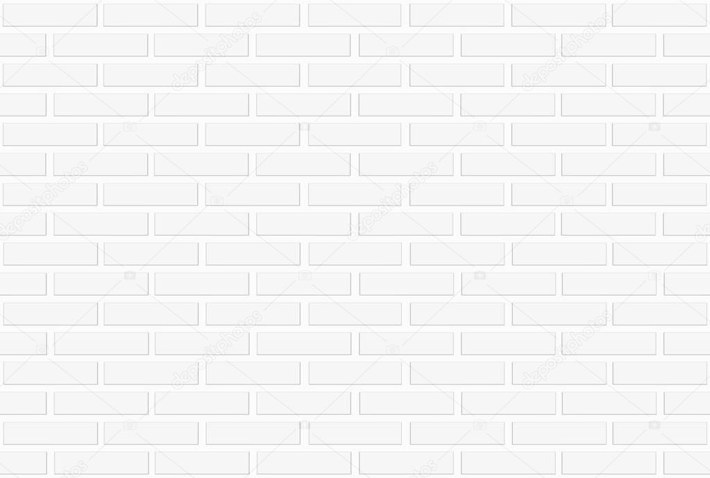 White brick wall for background.