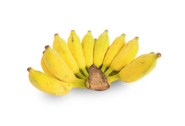 Beyaz arka plan üzerinde izole muz (Pisang uyanık).