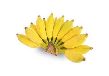 Beyaz arka plan üzerinde izole muz (Pisang uyanık).