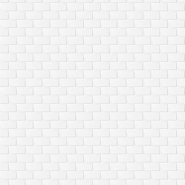 White Grey Brick Wall Texture Background. — Stock Vector