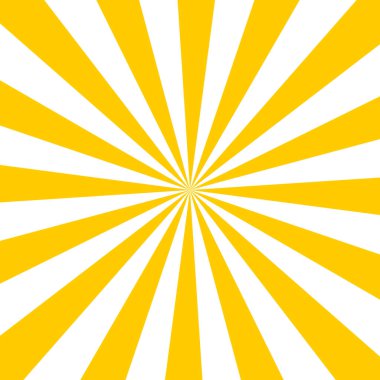 Sarı ve Beyaz Arkaplan Yarıçapı. Soyut Renk Arkaplanı.