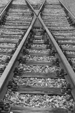 Closeup demiryolu parça