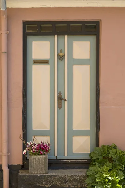 Puerta doble vieja —  Fotos de Stock