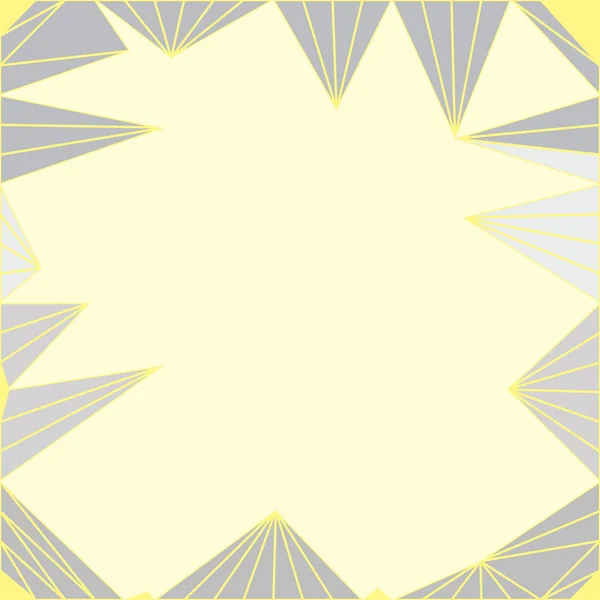 Abstrakt vektor polygon ramme – Stock-vektor