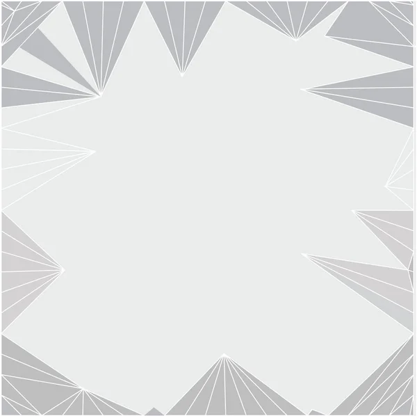 抽象的なベクトル多角形フレーム — ストックベクタ