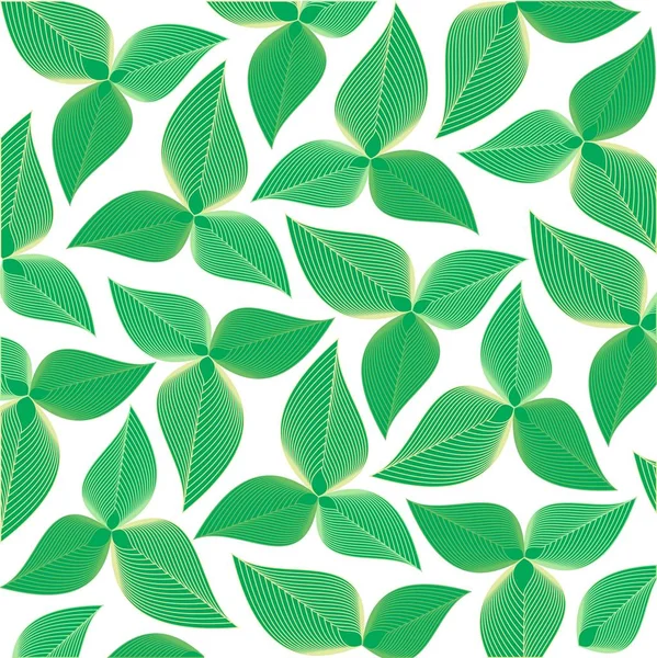 Background or texture with leaves — Stock Vector