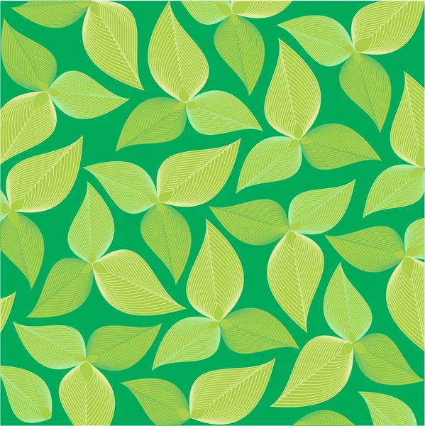 Background or texture with leaves — Stock Vector