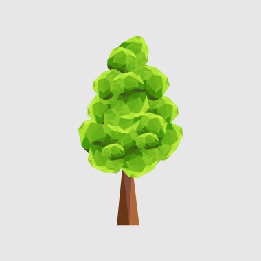 Kavramsal poligonal geometrik ağaç.