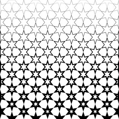 Soyut yıldız siyah ve beyaz duvar kağıdı veya arka plan