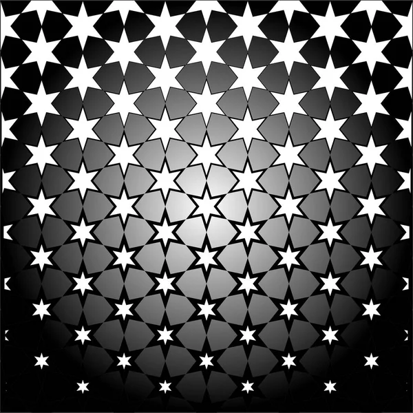 Soyut yıldız siyah ve beyaz duvar kağıdı veya arka plan