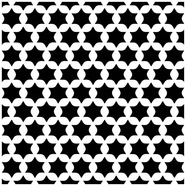 Sorunsuz soyut yıldız siyah ve beyaz duvar kağıdı