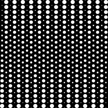 Siyah ve beyaz noktasız nokta desen vektörü