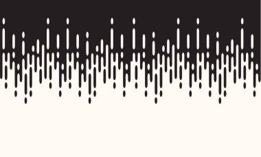 Siyah ve beyaz arka plan ile noktalı resim geçiş. 