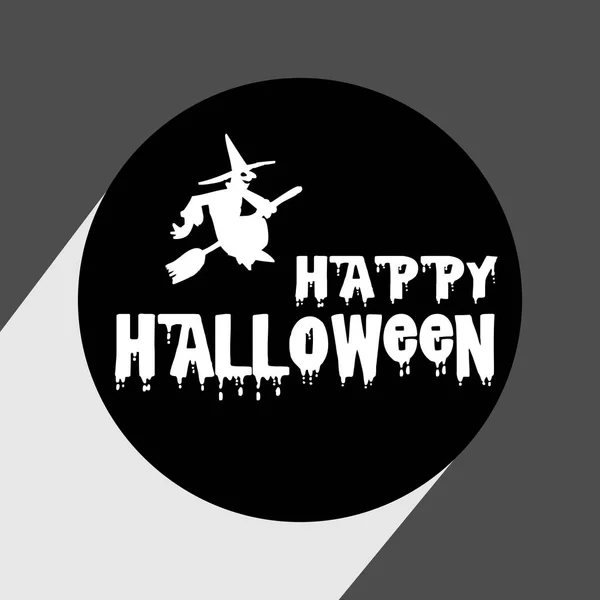 Icono plano para Feliz Halloween. Signos vectoriales . — Archivo Imágenes Vectoriales