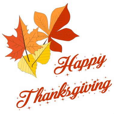 Şükran gününüz kutlu olsun! Vektör çizim