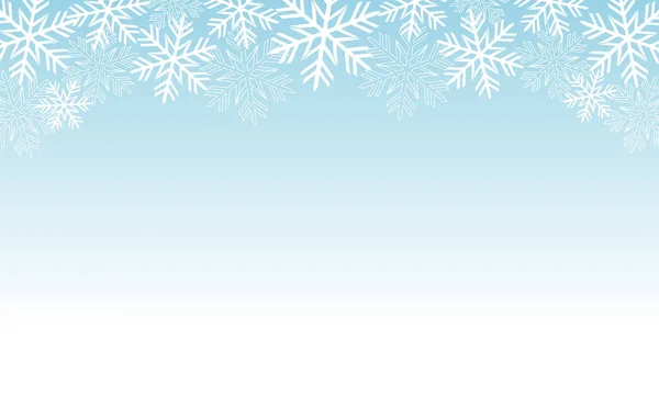 Background White Snowflakes Vector Graphic Winter Pattern — Stock Vector