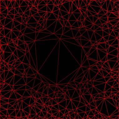 Tel kafes poligonal soyut kafes. Vektör arka plan. Geometrik arka plan gradyan ile Origami tarzında.