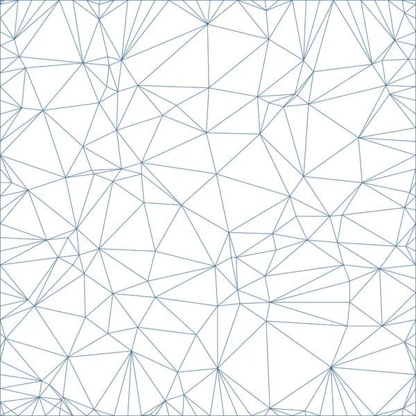 Abstrakter Blauer Polygonaler Hintergrund — Stockvektor