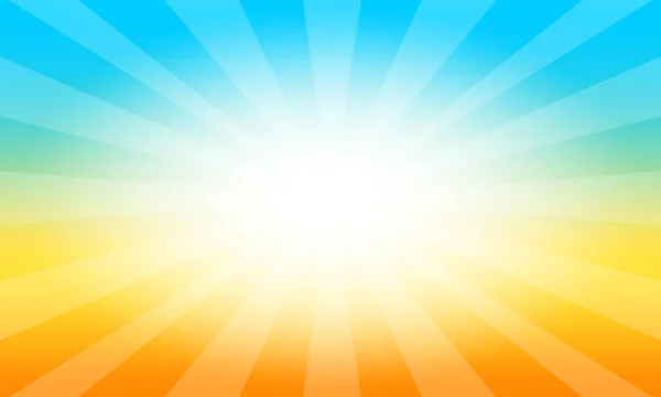 Background Sunrise Shining Vector Graphic Illustration — Stock Vector