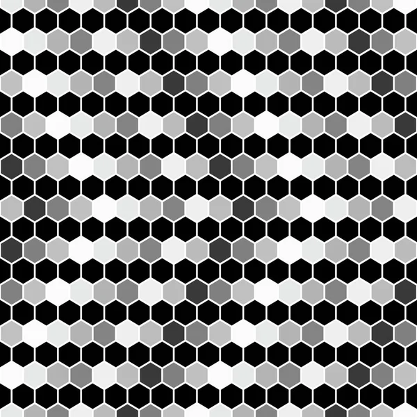 グレーと黒のシームレスな背景の矢印が右向きまたは次へ 六角形のベクトル多角形パターン — ストックベクタ