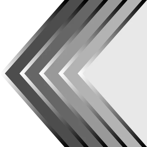 Patrón Abstracto Negro Gris Que Flecha Apunta Hacia Izquierda Hacia — Vector de stock