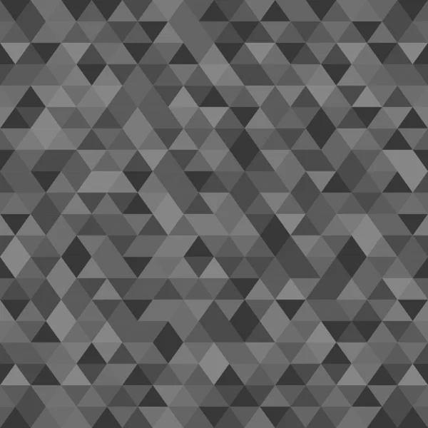 Abstract Polygon Grey Graphic Triangle Seamless Pattern Vector Graphic Background — Stock Vector