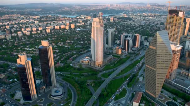 Istanbul 'un şehir — Stok video