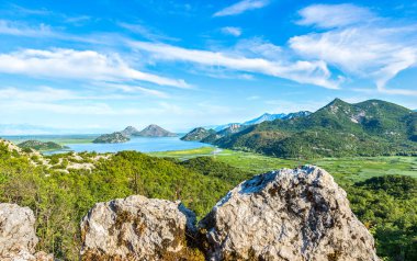 Skadar lake from above