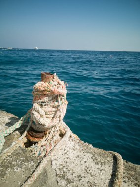 Hurghada, Mısır 'daki Kızıl Deniz manzarası.