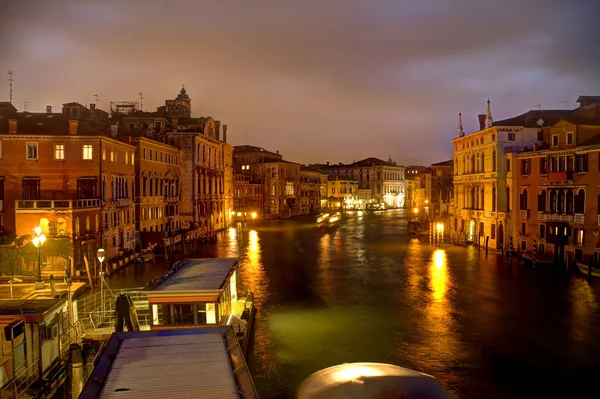 Noche en el Gran Canal en HDR — Foto de Stock