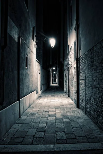 Empty Alley Somewhere City Venice Italy — Stock Photo, Image