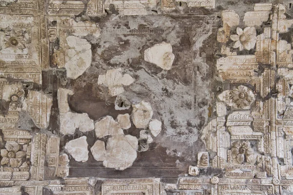 Détail Une Fresque Des Ruines Herculanum Italie — Photo