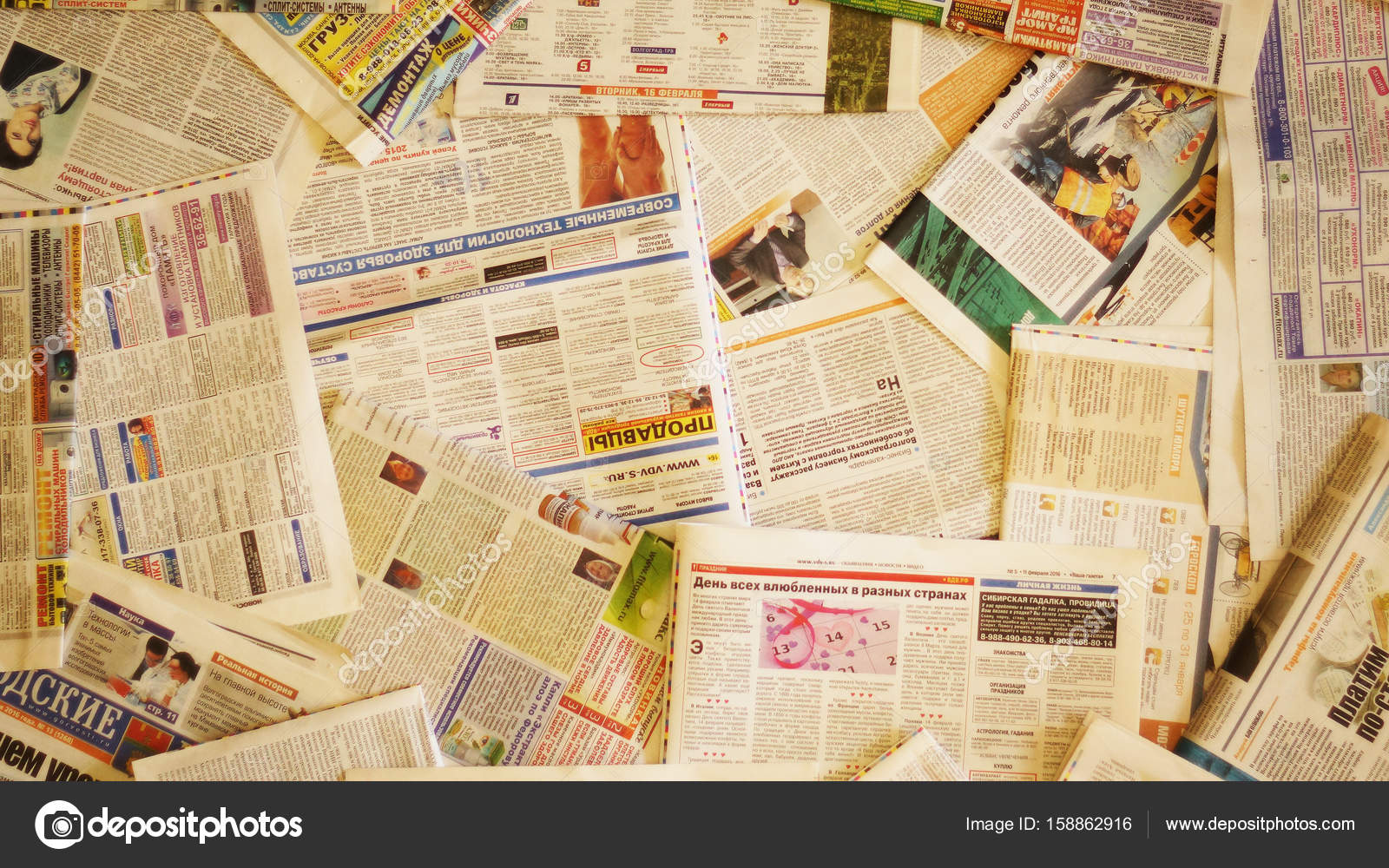 Newspaper Texture Background Stock Photo By C Fedboy