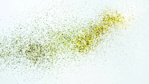 Brilho Ouro Partículas Granuladas Explosão Confetes Festivos Dourados Sobreposição Textura — Fotografia de Stock