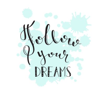 Kalbinin sesini dinle. El yazı çekilmiş.