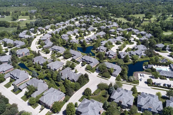 Barrio Vivienda Complejo Aéreo — Foto de Stock