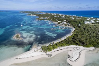 Tahiti Beach ve dirsek Cay Abaco