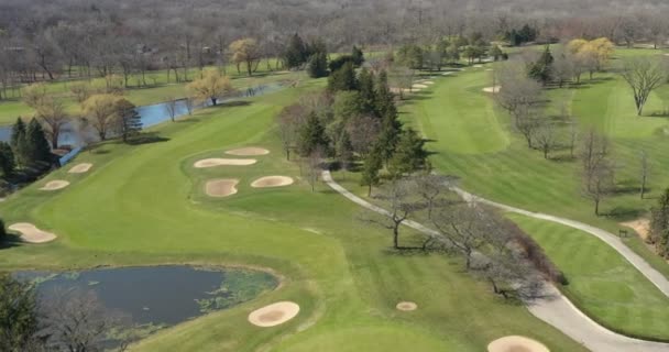 Schließung des Golfplatzes COVID-19 — Stockvideo