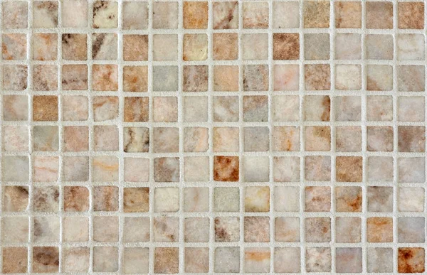 Wall ceramic tile, laid out on the wall in the bathroom. — Stock Photo, Image