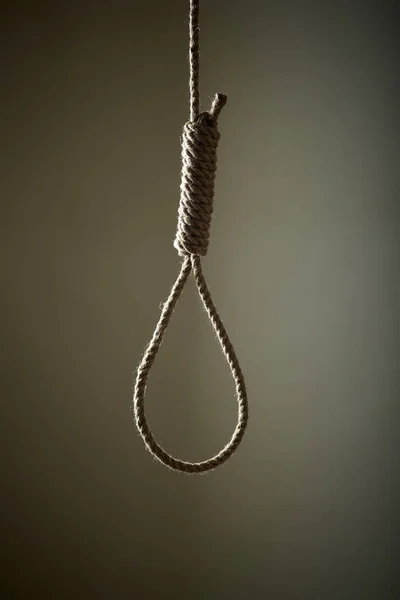 Der hängende Knoten für die Hinrichtung. — Stockfoto