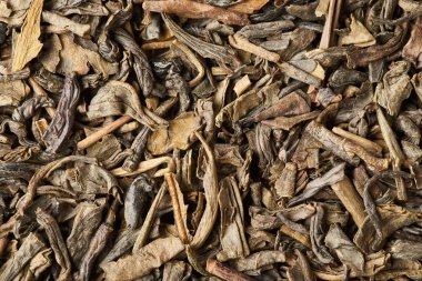 Yeşil çay yakın çekim dokusuna.