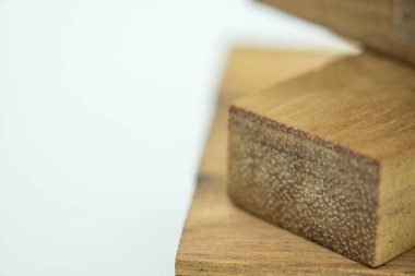 Copyspac ahşap bloklar oyuncakla gelen kule yığını kapat