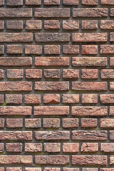 Roter Backsteinmauer Hintergrund — Stockfoto