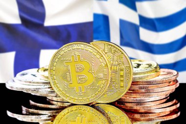 Finlandiya ve Yunanistan 'daki Bitcoins bayrak geçmişi