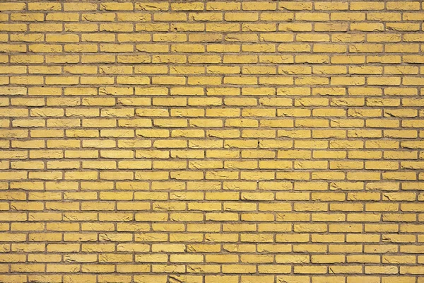 Fondo de pared de ladrillo amarillo — Foto de Stock