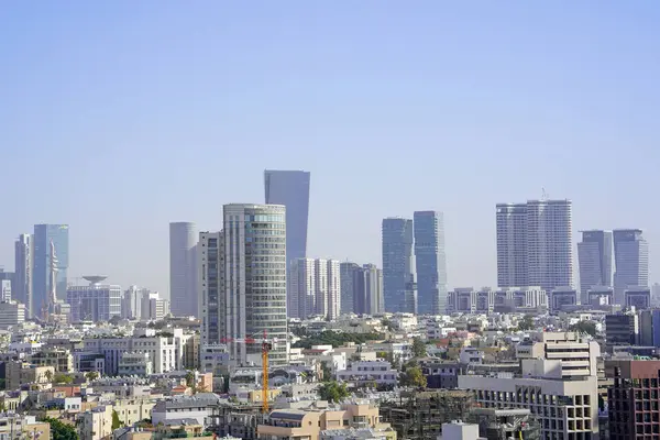 Tel Aviv centro città panorama . — Foto Stock