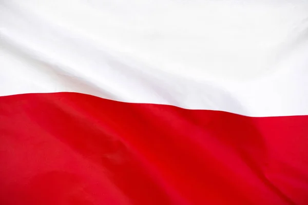 Flag of Poland. Flag of Poland waving in the wind.