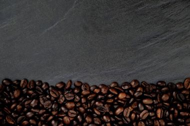 Kavrulmuş kahve çekirdeği.