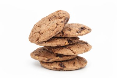 Çikolata parçacıklı kurabiye.