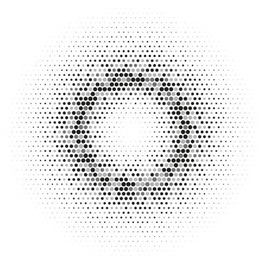 Grunge yarım ton vektör dokusu arkaplanı